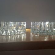 Pair of candle warmers, Bel Mondo candlesticks Georgshütte