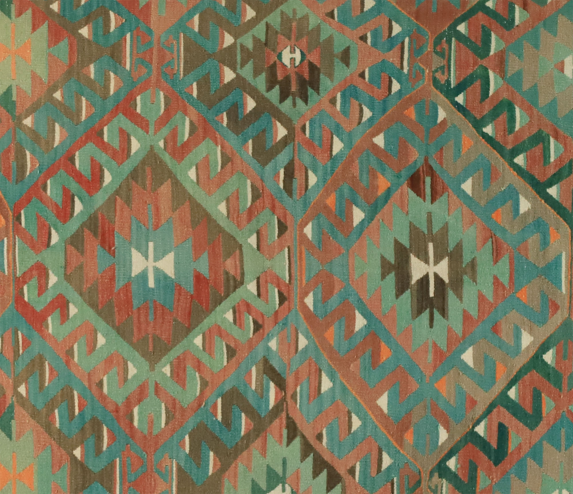 Anatolian handmade kilim rug 292 cm x 171 cm