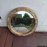 Ceramic mirror "gears" by Mithé Espelt