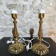 Pair of solid brass table lamps - Maison Bejorama - Ho style