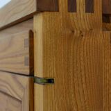Sideboard Model R09 by Pierre Chapo in solid elm