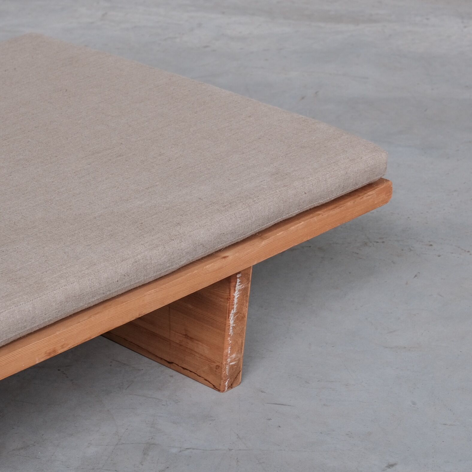 Danish Mid-Century Slatted Pine Day Bed (2 available)