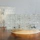 Czechoslovakian glass wall lamps by osvětlovací sklo, 1980s