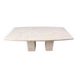 Table à manger en marbre vintage, années 1970