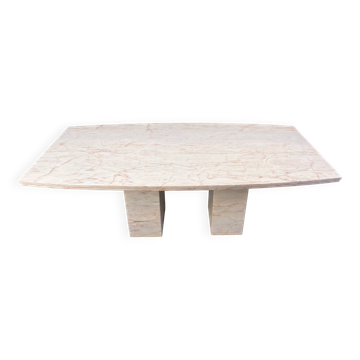 Vintage marble dining table, 1970s