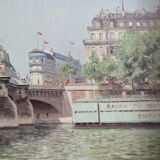Painting Paris Le Pont Neuf by Charles Guilloux