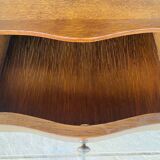 Pair of Louis XV style bedside tables in oak