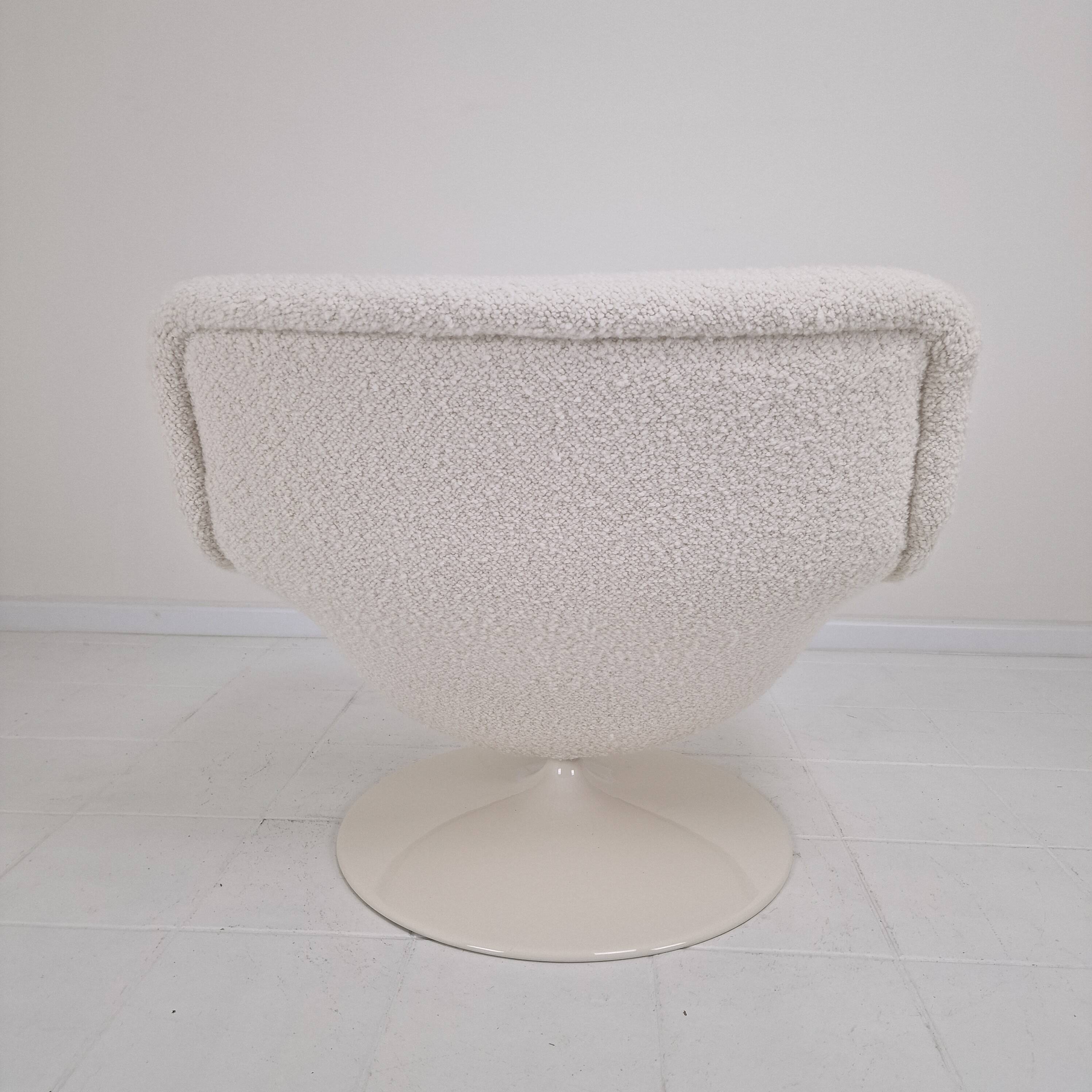 F518 Lounge Chair with Ottoman by Geoffrey Harcourt for Artifort, 1970s