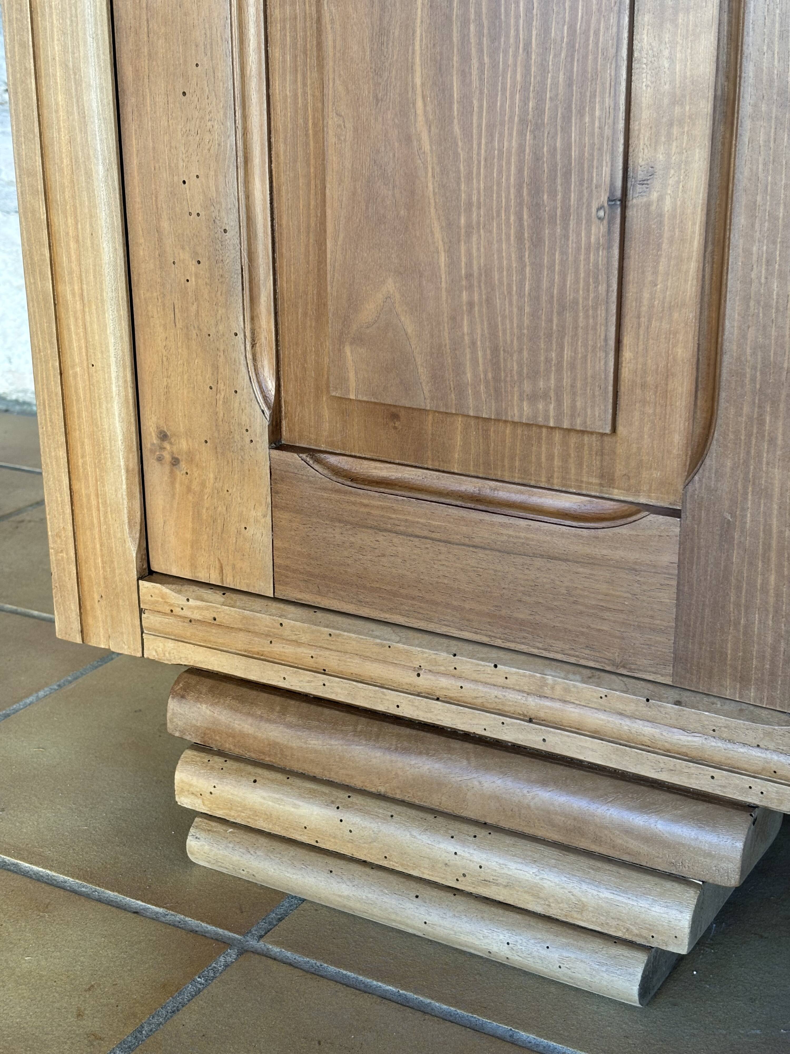 Restored solid wood Art Deco sideboard