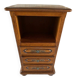 Bedside table in oak – rustic style