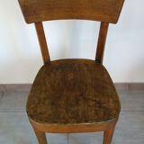 Pair of vintage Fischel bistro chairs
