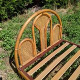 Old rattan bed 1 place