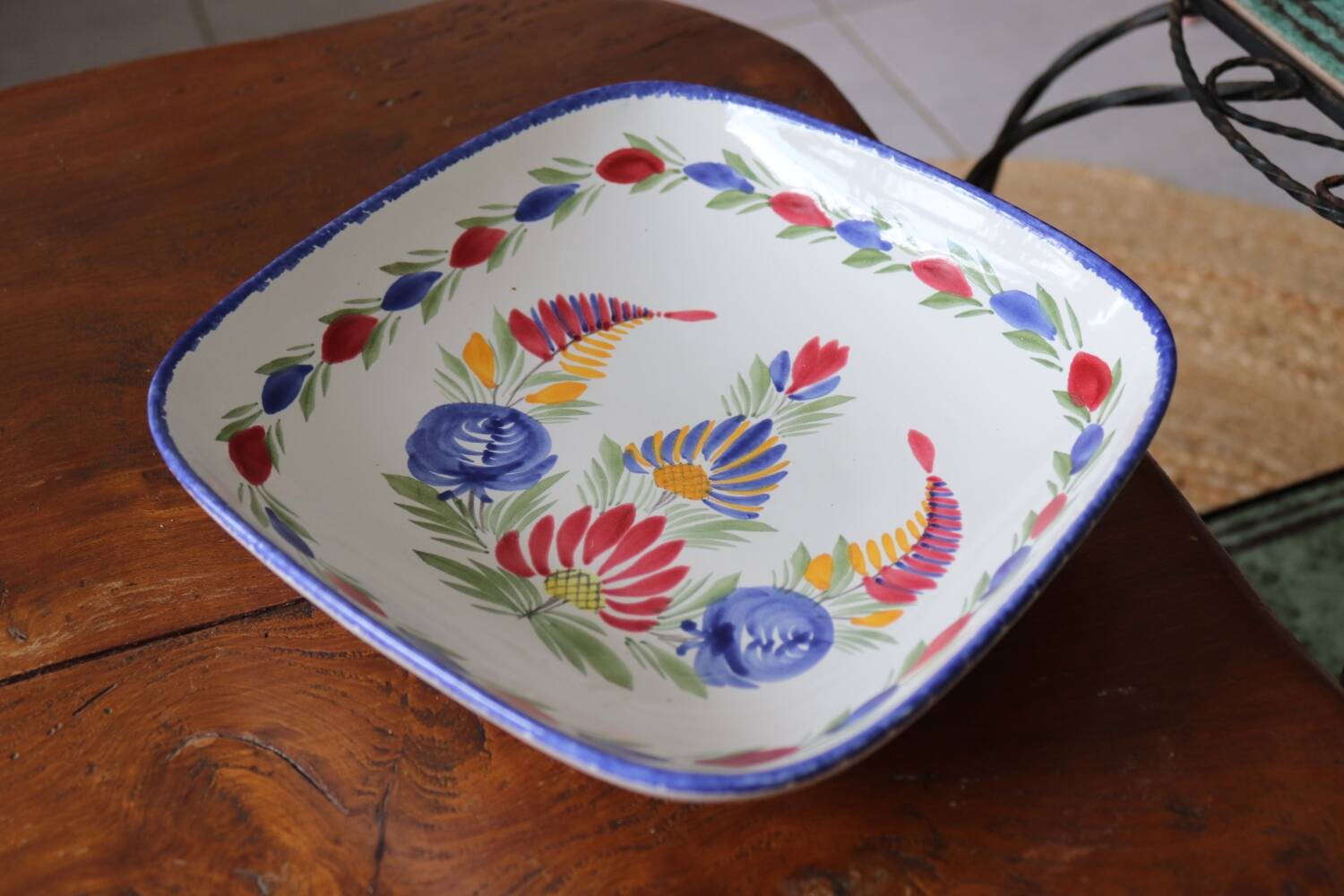 Vintage Quimper bowl dish