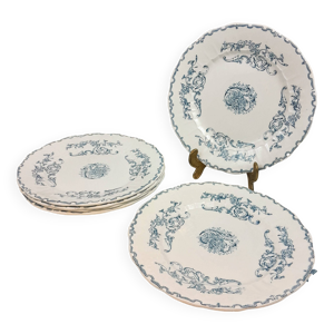 6 Assiettes plates Moscou - clairefontaine