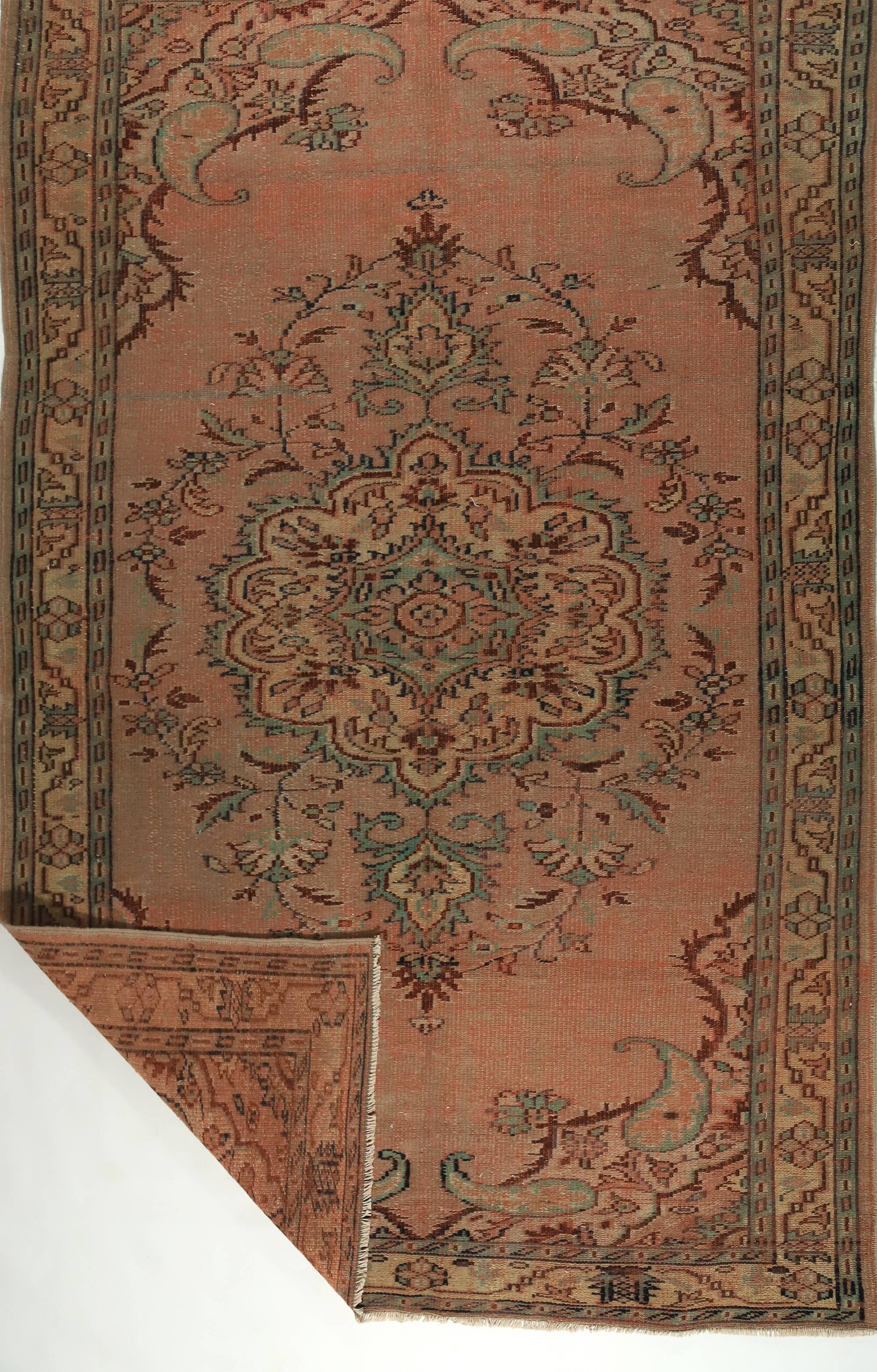 Anatolian handmade vintage rug 297 cm x 184 cm