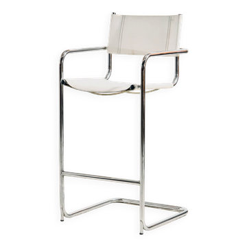 Tabouret de bar tubulaire style Bauhaus