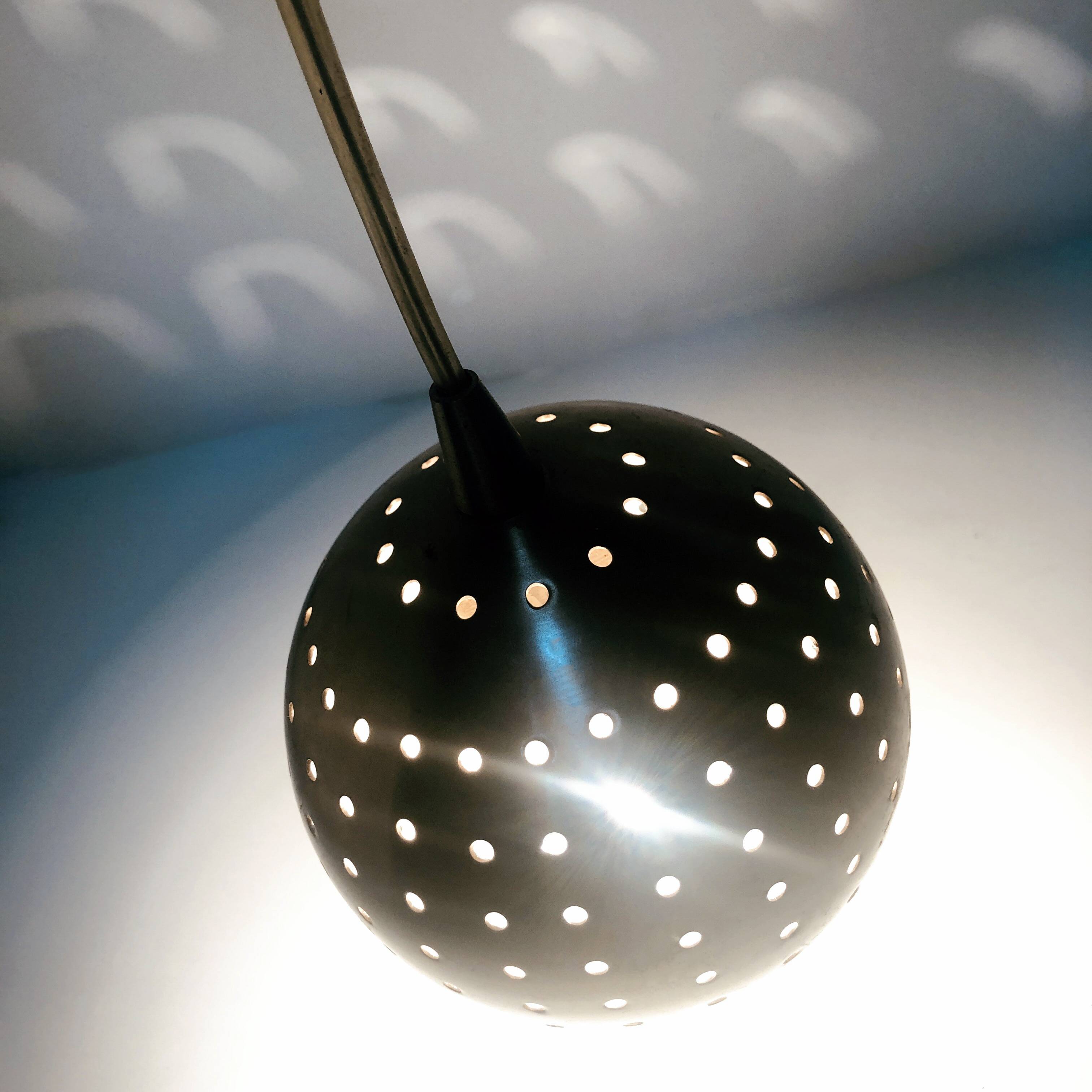 Vintage Suspension • Brushed Steel • Carini • Post Space Age • 1980