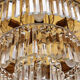 Suite de 2 plafonniers en cristal de Riedinger