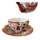 Vintage Oriental Geisha Girl Tableware: 10-piece coffee set