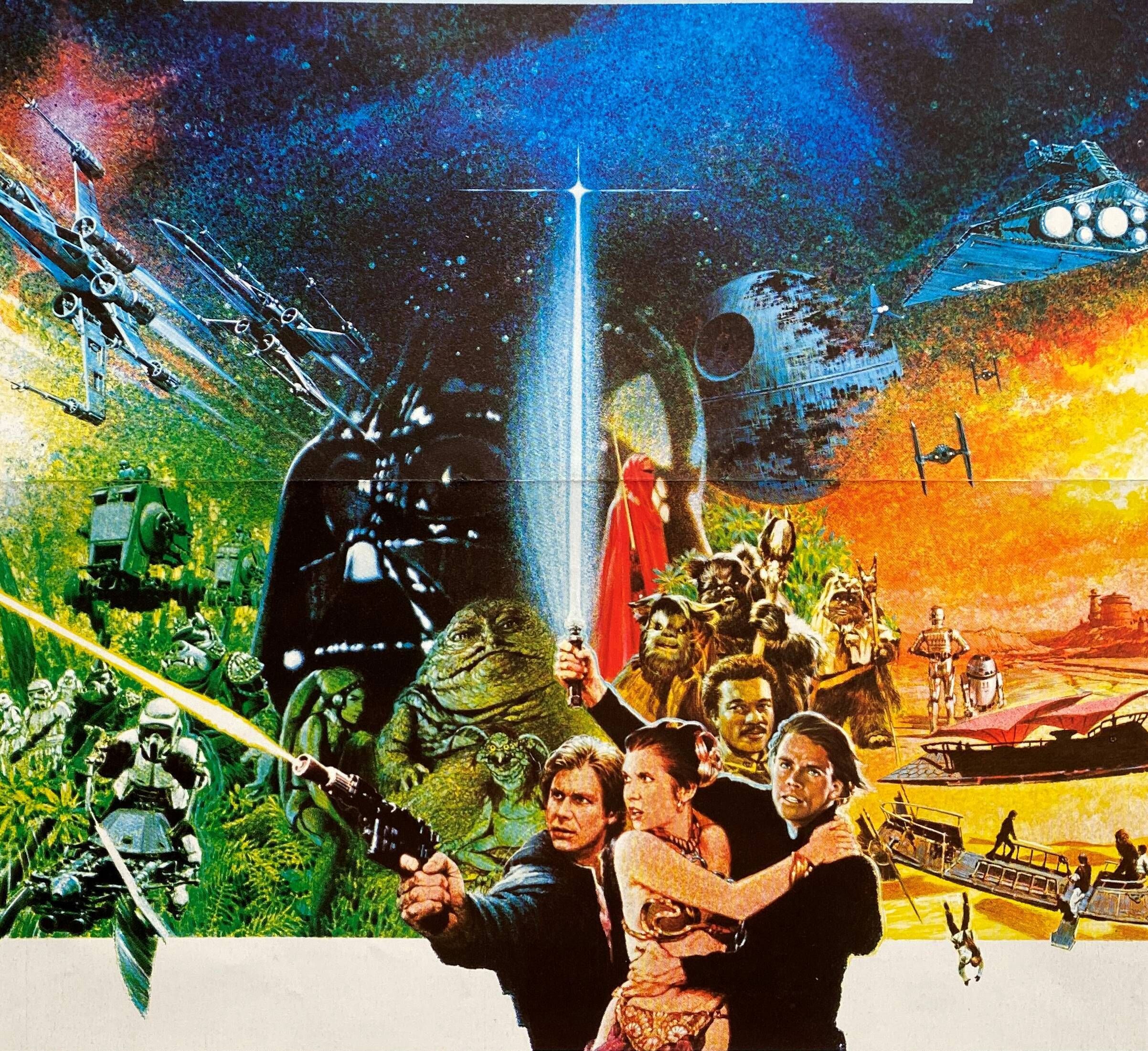 Movie poster "Star Wars Return of the Jedi" Harrison Ford