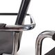 Ensemble de 4 chaises visiteur Matteo Grassi en cuir/chrome, chaises cantilever, 1970.