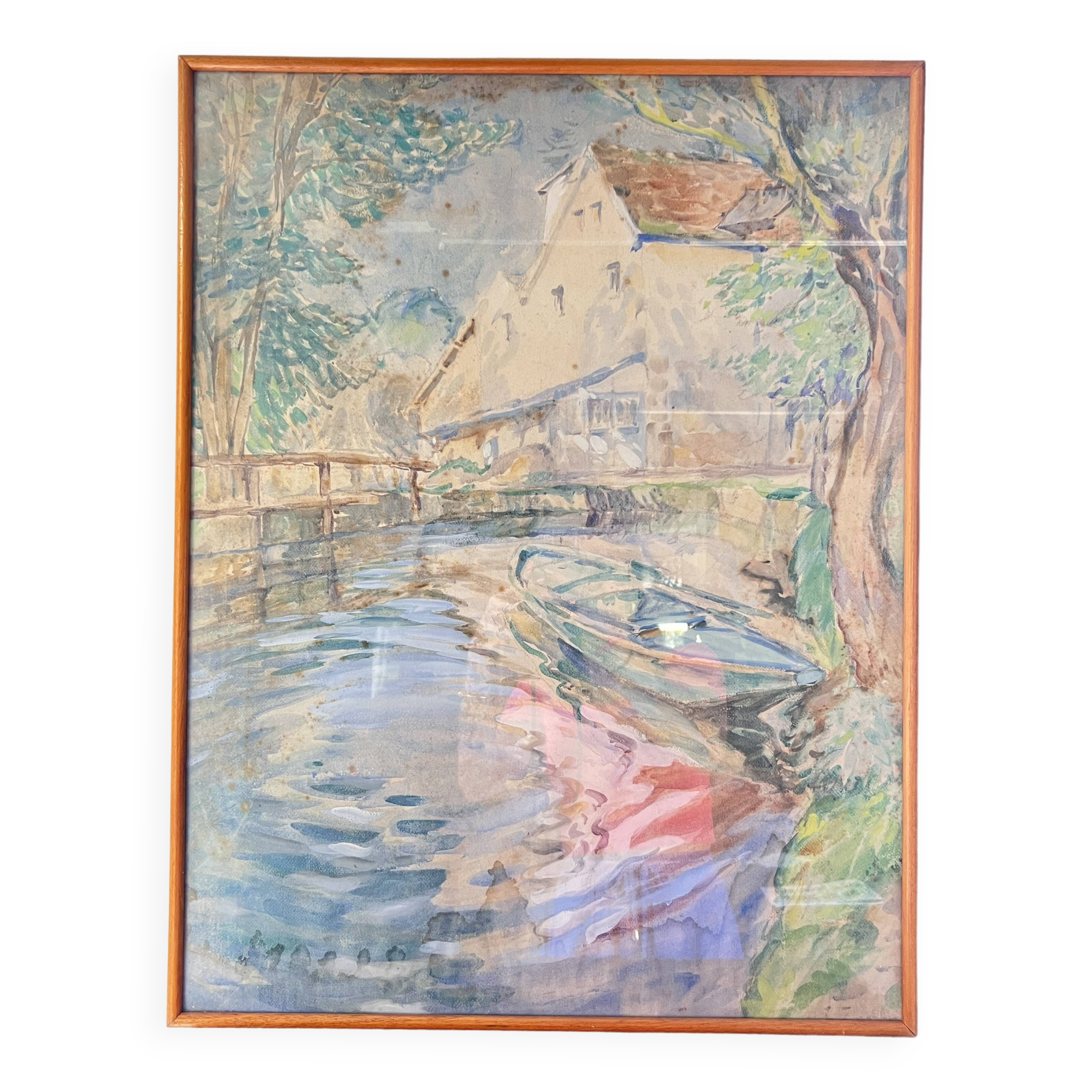 Watercolor by Galien Laloue