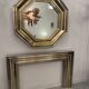 Sandro Petti enormous octagonal mirror brass chrome 1970s Maison Jansen