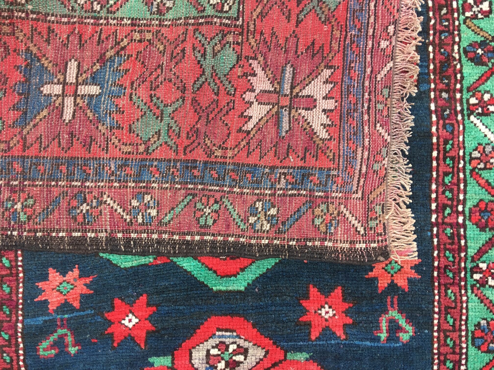 Caucasian kazak rug 223x122cm