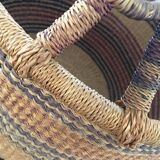 Old round African basket