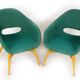 Fauteuils par Miroslav Navratil pour Tatra Nábytok, années 1960, ensemble de 2