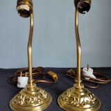 Pair of vintage gooseneck lamp