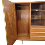 Meuble vintage en bois / meuble bar / vitrine