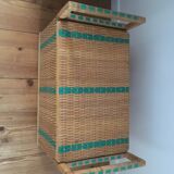 Rattan toy chest