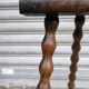 1950s Beaded Wooden Tripod Stool