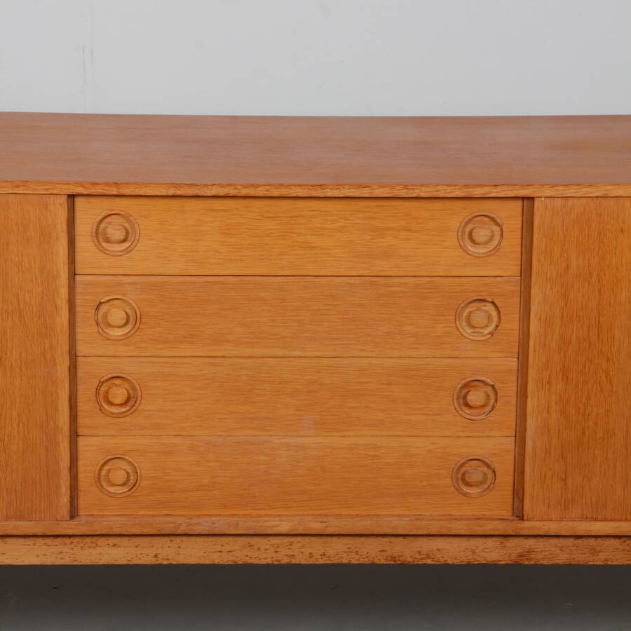 Vintage wooden sideboard from the 1960s