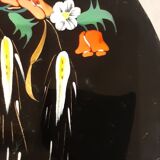 Decorative Longwy enamel plate