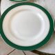 Set of 5 flat plates Digoin Sarreguemines model "Savoie" years 50-60