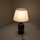 Old ceramic and wood bedside lamp