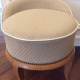 Pair of poufs/dressing stools