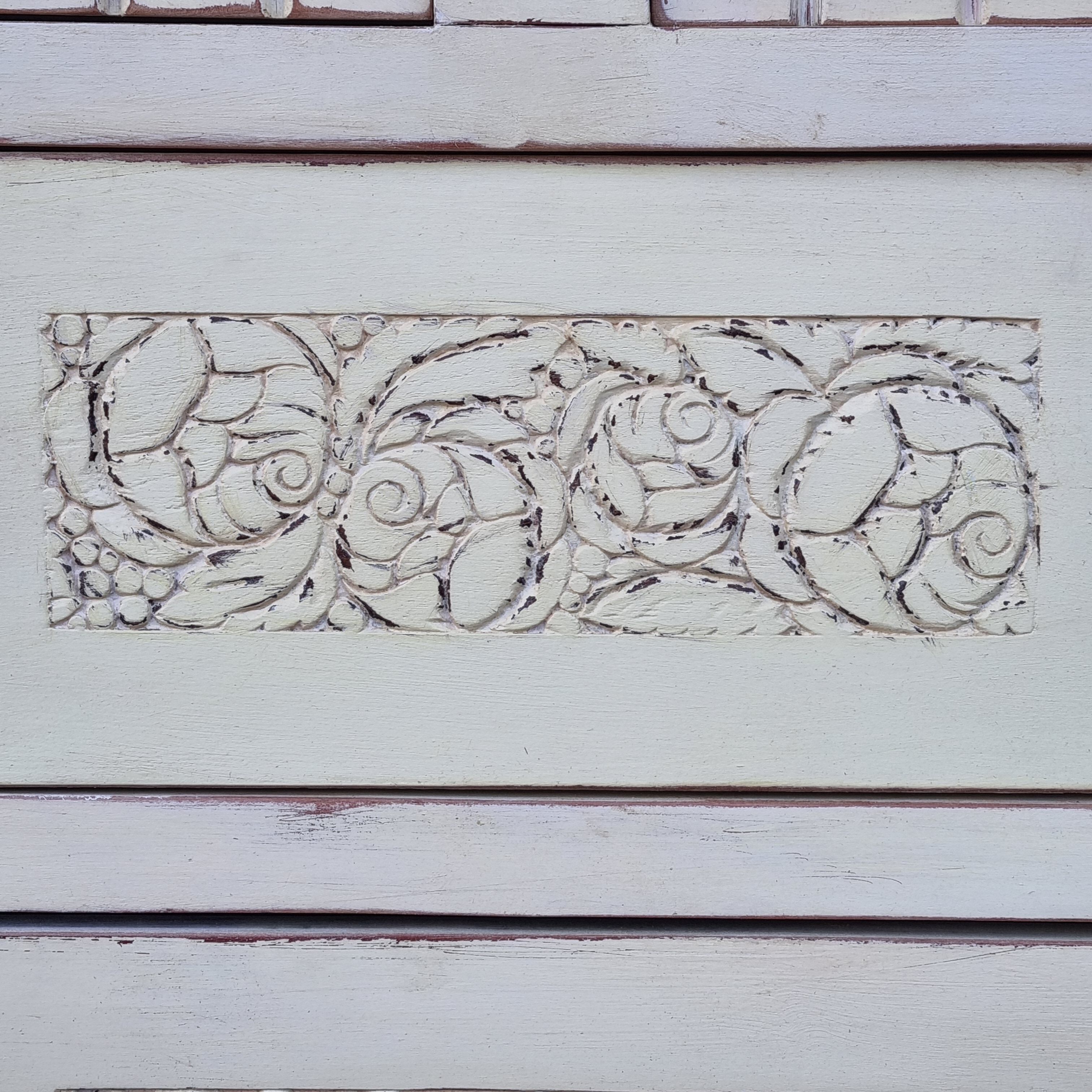 Patinated furniture of mercerie 30s