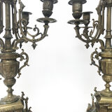 Bronze candelabra, 19th