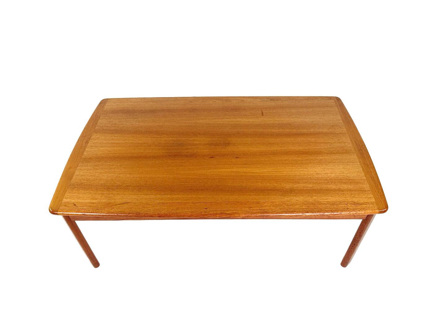 vintage Danish design coffee table by Niels Bach, 1960s