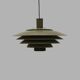 Unique green-coloured Nordic pendant lamp by Form Light model 52610, Denmark.