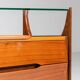 Buffet italien en noyer G. Cecchini e C. Cantu Italie 1950
