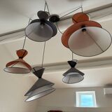 Suspension kimono - 5 lampshades
