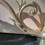 Art deco bronze wall lamp