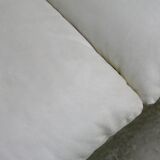 Maralunga sofa by Vico Magistretti, Cassina, white leather, Italy, circa 1970