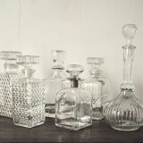 Glass whiskey decanter