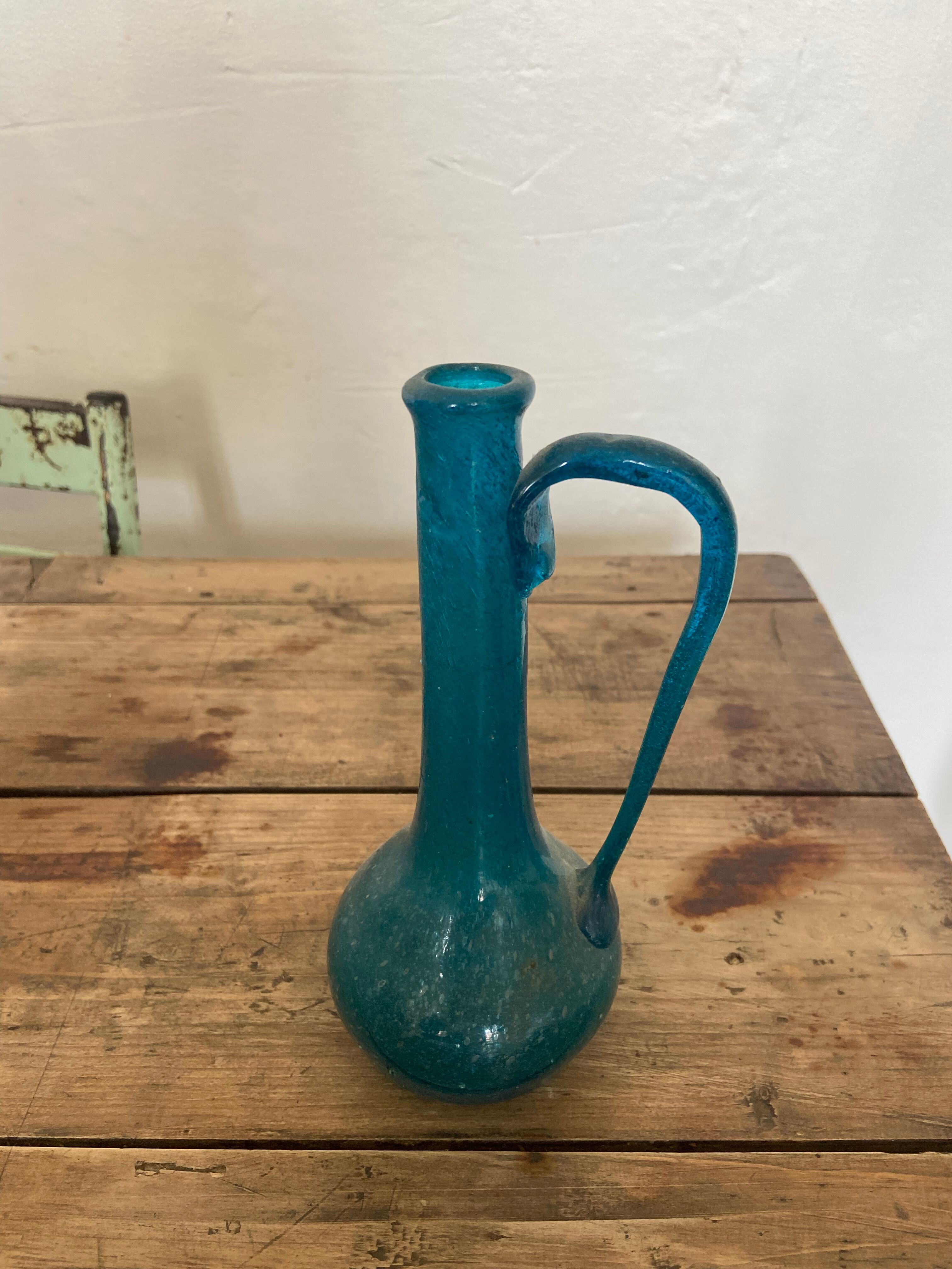 Vintage bubble glass vial