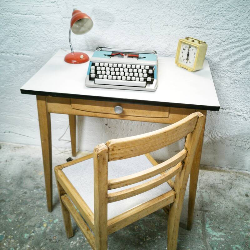Vintage wood and Formica table